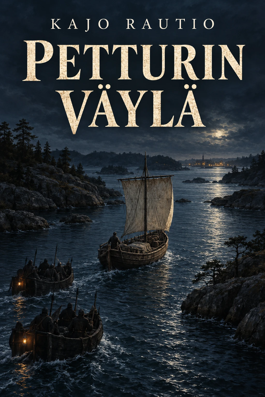 Petturin väylä -romaanin kansi